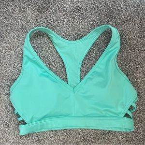 Victoria's Secret aqua colored sports bra
